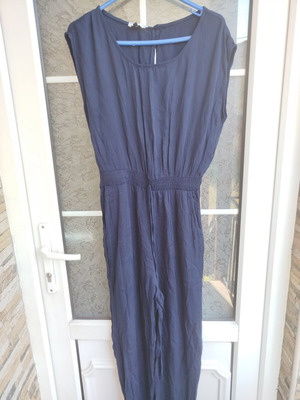 Jumpsuit Secret blue like new, modal fabric
