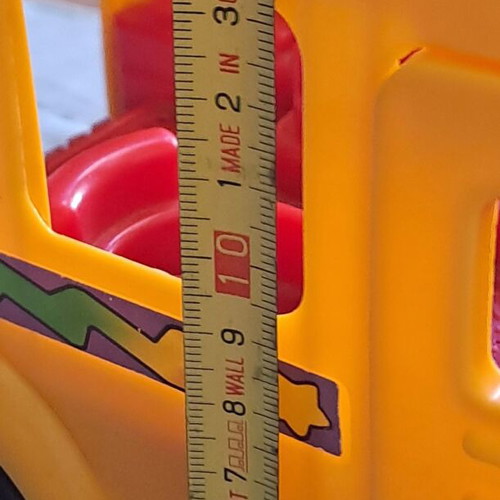 Little People Fischer Price school bus used with signs of wear