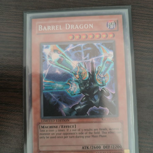 Yu-Gi-Oh Barrel Dragon MC1 Secret Rare card used