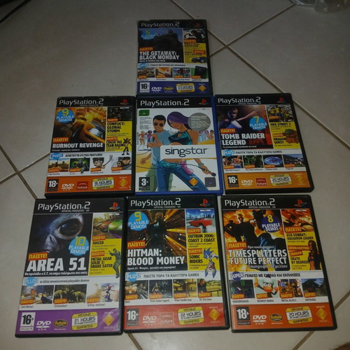 Set of 7 PlayStation 2 games