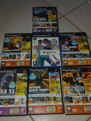 Set of 7 PlayStation 2 games