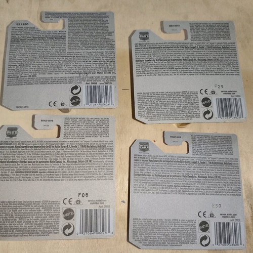 Set of 4 new sealed Matchbox construction vehicles