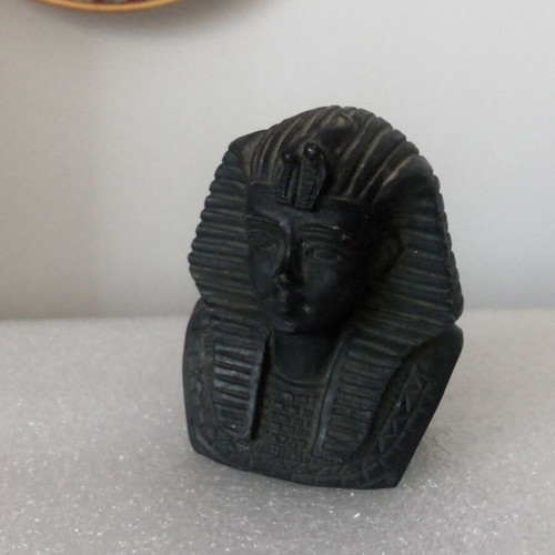 Decorative Egyptian Tutankhamun Pharaoh bust figurine
