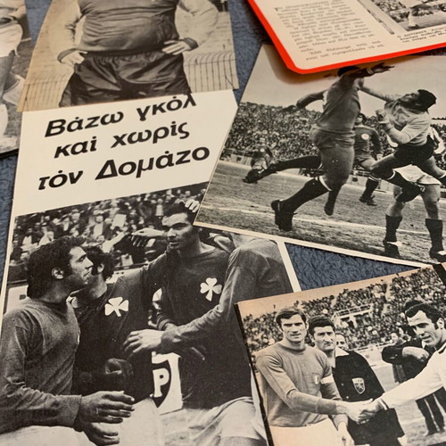 Παναθηναϊκός φωτογραφίες μεταχειρισμένες, πακέτο αποκόμματα 70s
