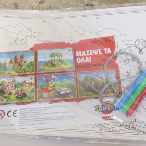 Junior Goodys children's placemats set of 4 used