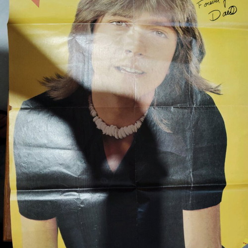David Cassidy poster used from the 70s, Fantazio magazine