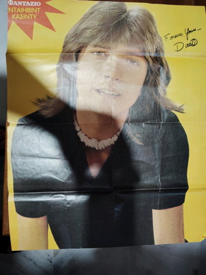 David Cassidy poster used from the 70s, Fantazio magazine