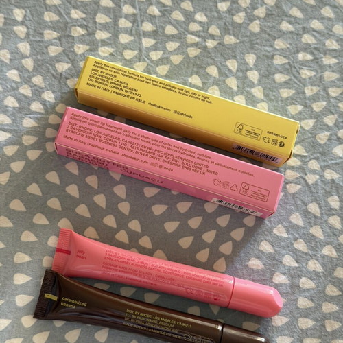 Rhode Peptide Lip Treatment new, Jelly Bean and Caramelised Banana