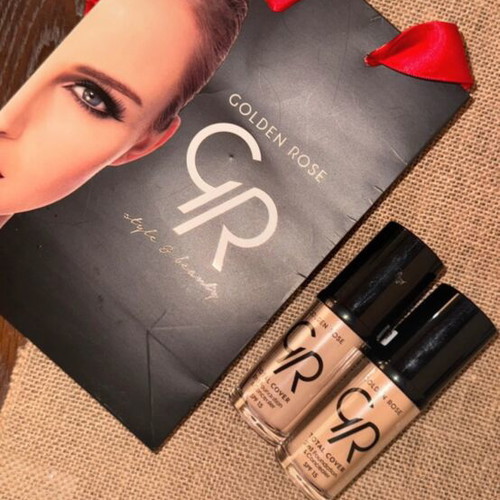Golden Rose foundation new, shades 11 nude and 06 taupe