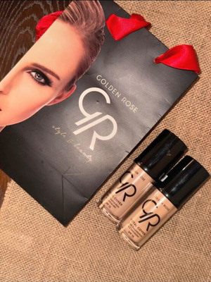 Golden Rose foundation καινούργιο, αποχρώσεις 11 nude και 06 taupe
