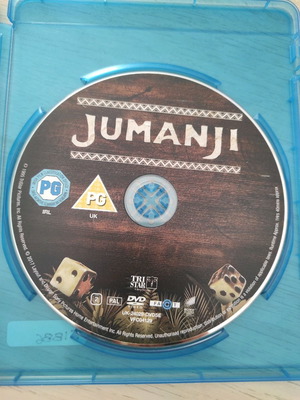 Jumanji DVD μεταχειρισμένο χωρίς ελληνικούς υπότιτλους