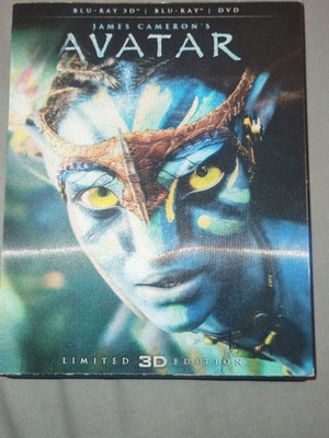 Avatar Limited 3D Edition Blu-ray 3D + Blu-ray + DVD like new with Greek subtitles