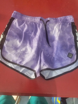 Bershka boys' swim shorts used, purple, size 170 cm