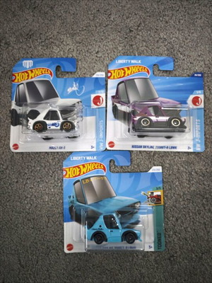 Hotwheels lot of 3 pieces new