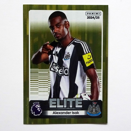 Panini Premier League 2025 Gold Parallel Sticker Alexander Isak Newcastle like new
