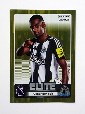 Panini Premier League 2025 Gold Parallel Sticker - Alexander Isak (Newcastle)