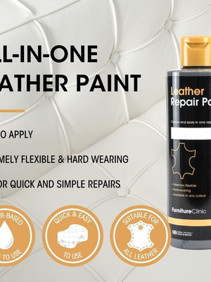 Furniture Clinic Leather Repair Paint 500 ml, red