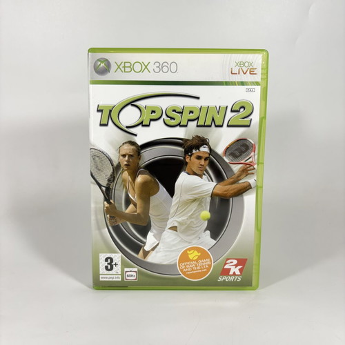 Top Spin 2 Xbox 360 game like new, complete with manual