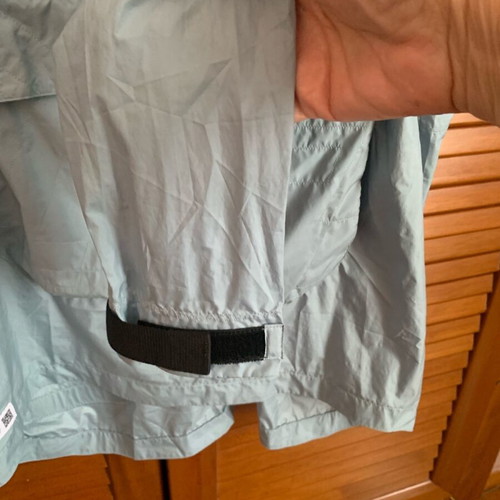 Adidas windbreaker jacket like new, gray and turquoise