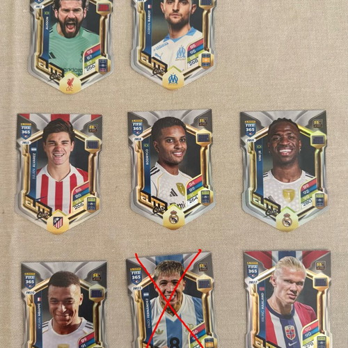 Elite Cut Adrenalyn 2026 cards new, pack of 7