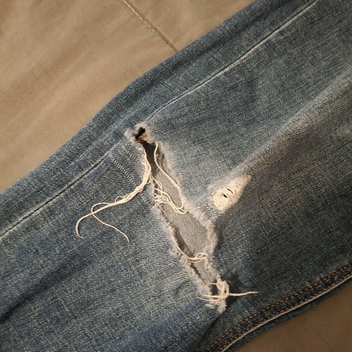 Jeans pants mid-rise, size L/40/12