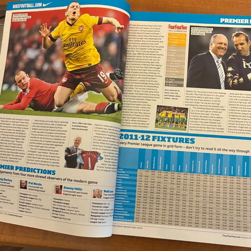 FourFourTwo Season Preview 2011-12 like new magazine English Championships