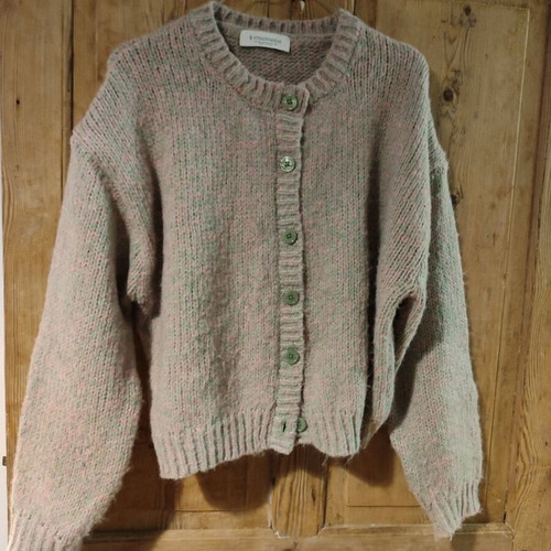 Stradivarius knitted cardigan medium like new, multicolor