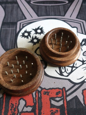 Wooden grinder like new without damage
