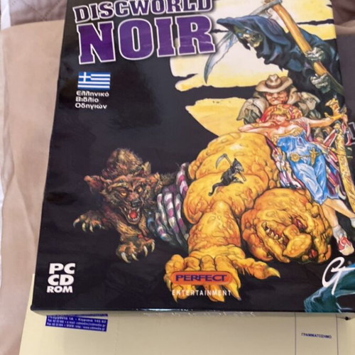 Discworld Noir PC Big Box adventure game like new, Greek edition