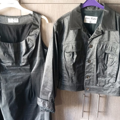 Anna Riska dress with jacket used, black set