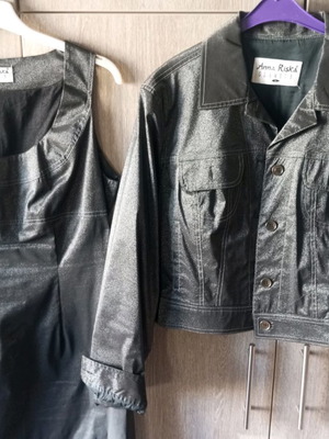 Anna Riska dress with jacket used, black set