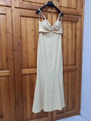 Formal dress like new, yellow, size M-L