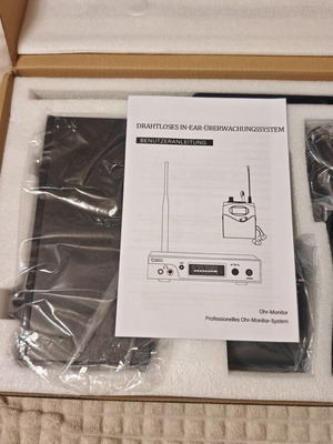 SOWOITIG FX-222 ασύρματο σύστημα UHF για in-ear monitoring, разопакован