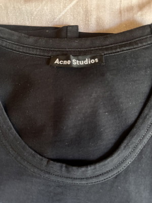 Acne Studios Nash face T-shirt size L, black