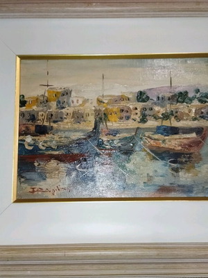 Елмазна живопис с рамка, много цветове, като нов