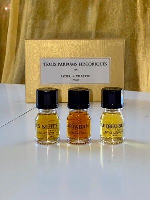 Astier de Villatte Trois Parfums Historiques подаръчен комплект като нов, 3x10 мл