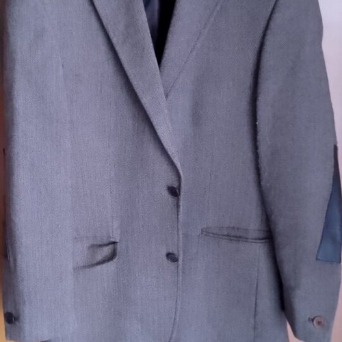 Navy & Green jacket used, 100% cotton, size M, brown