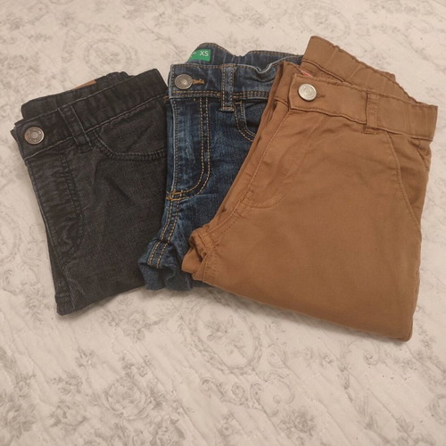 Children's pants used, pack of 3, size 4 / 104 cm