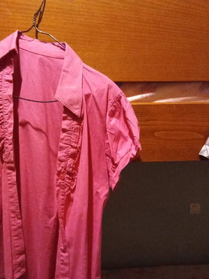 Fuchsia summer shirt short-sleeved used