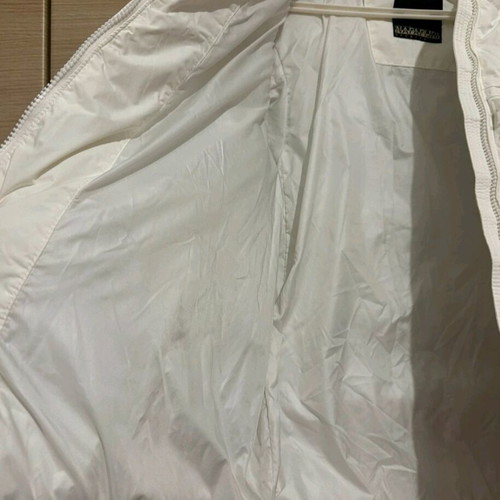 Napapijri white jacket like new, size M