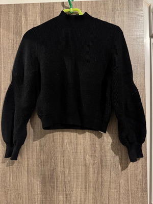 Zara knitted women's sweater used, black, size M