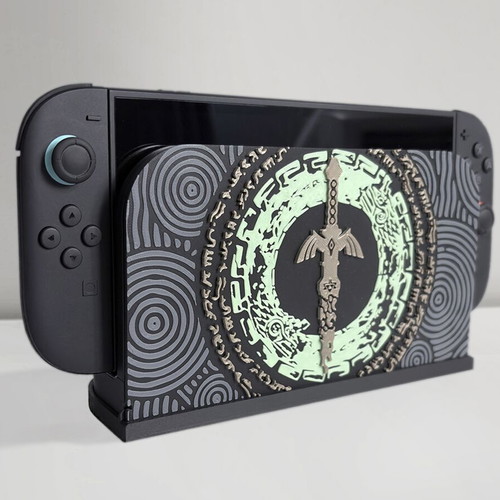 Nintendo Switch 2 dock cover with 3D embossed design