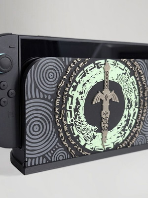 Nintendo Switch 2 dock cover with 3D embossed design