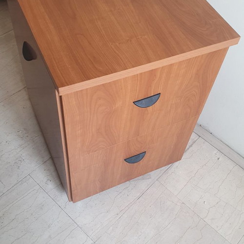 Filing cabinet used, height 76cm, length 58cm, width 50cm