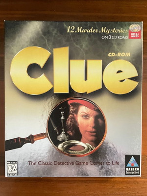 Clue PC game used, complete big box