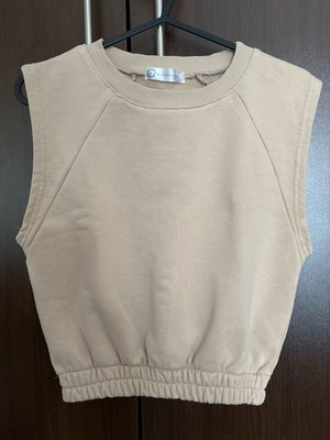 Wanderlust summer vest, beige, one size