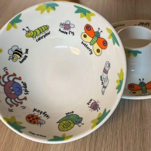 Porcelain kids dinner set 4 pieces DMD KIDS like new