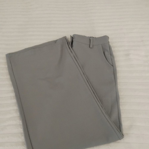 Wide classic pants gray one size like new