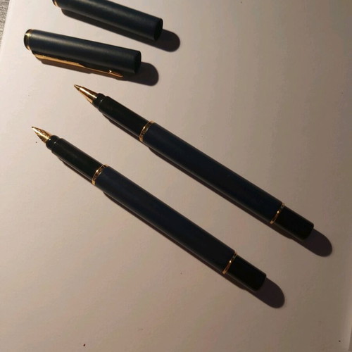 Parker set used, pen and fountain pen