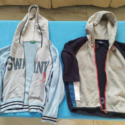 Set of 2 Benetton and Tricoteen Wear kids jackets like new, size 4 (104cm)
